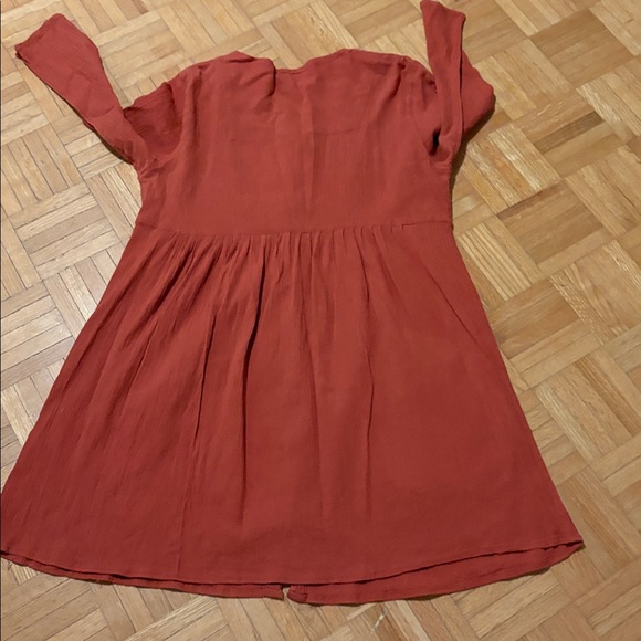 Gudrun Sjoden Rust Button-Down Dress with Pockets - Picture 5 of 12